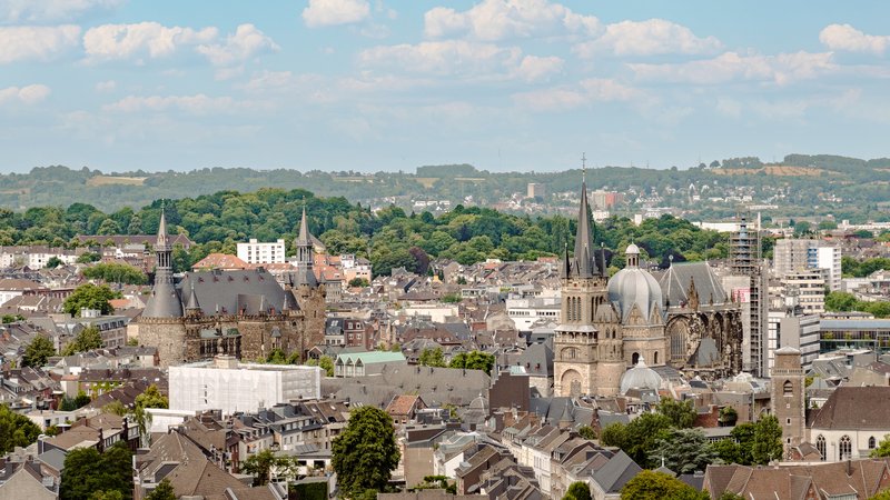 Panorama města Aachen