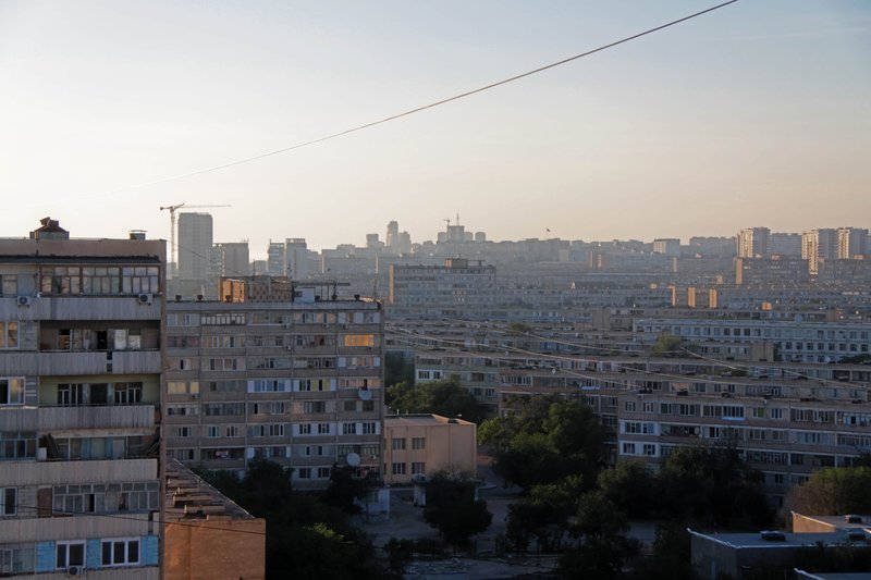 Skyline of Aktau