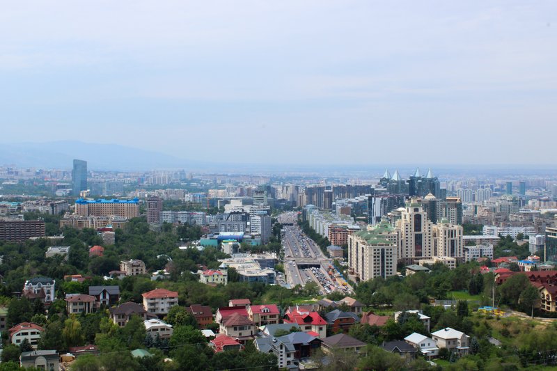Skyline of Almaty