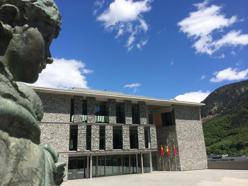 Skyline of Andorra la Vella