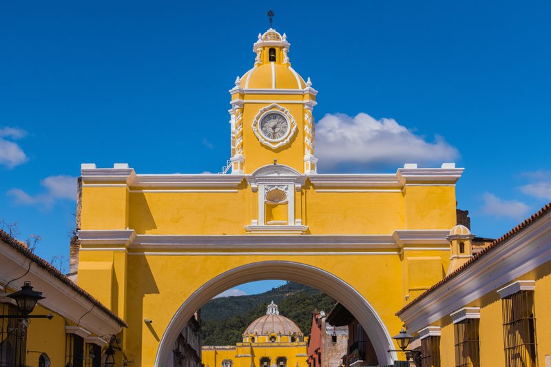 Antigua Guatemala天际线