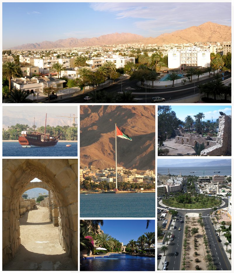 Skyline of Aqaba