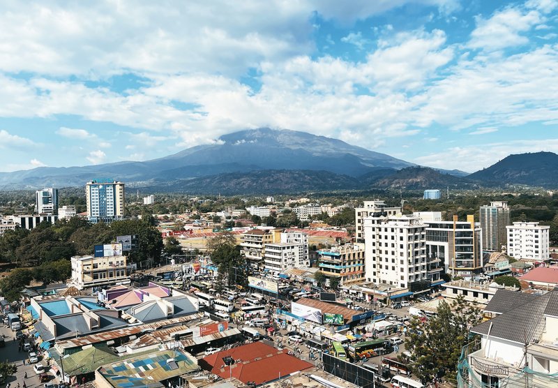 Skyline of Arusha