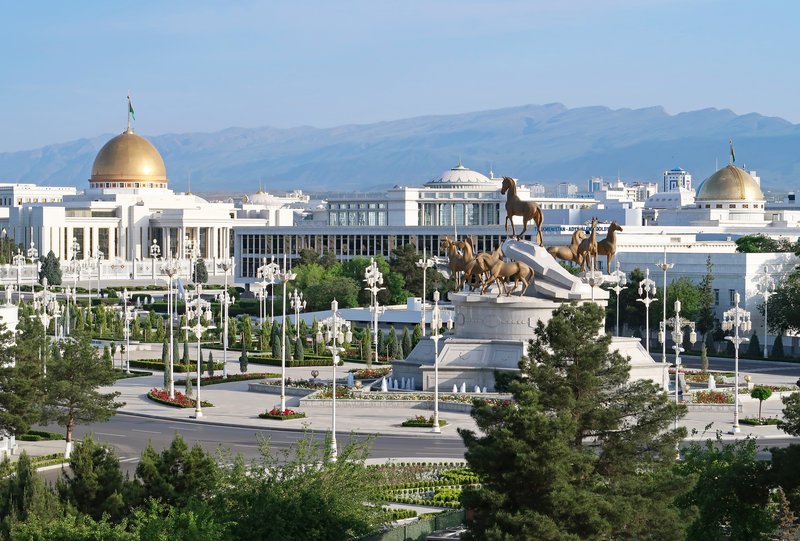 Skyline of Ashgabat