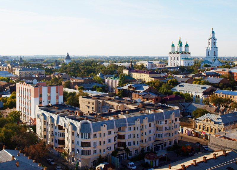 Skyline of Astrakhan