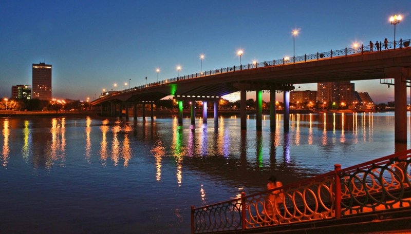 Skyline of Atyrau