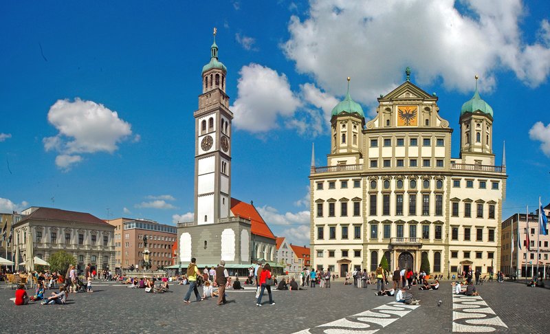 Panorama města Augsburg