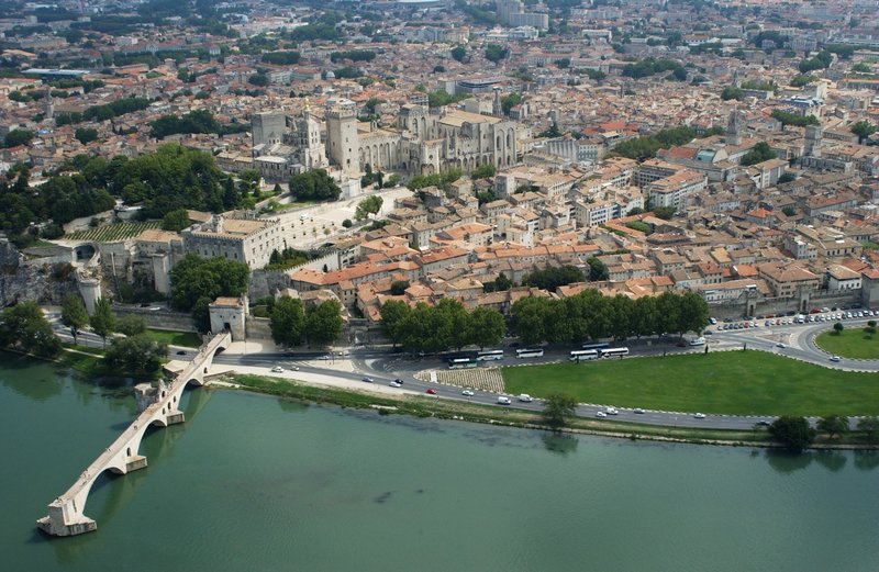 Panorama města Avignon