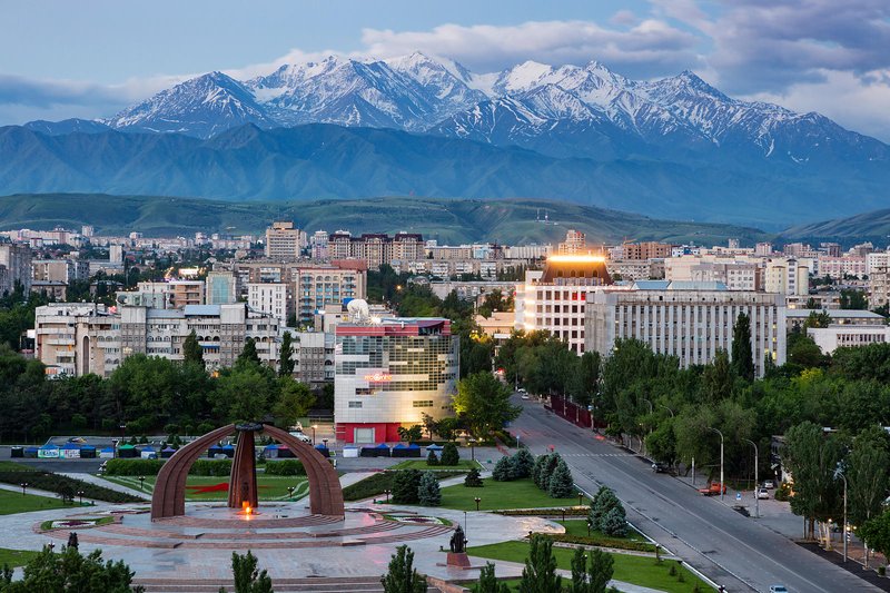 Skyline of Bishkek