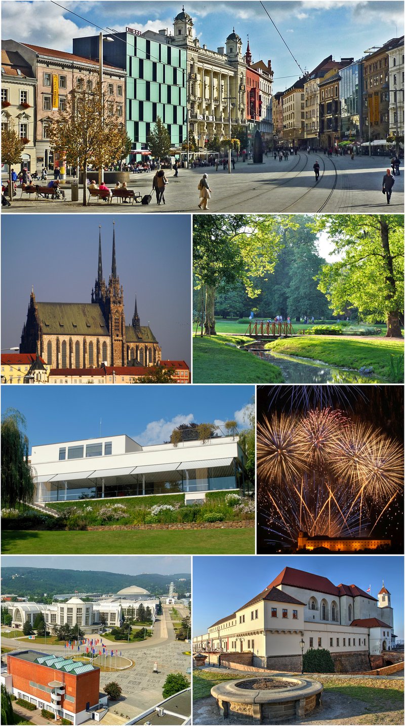 Panorama města Brno
