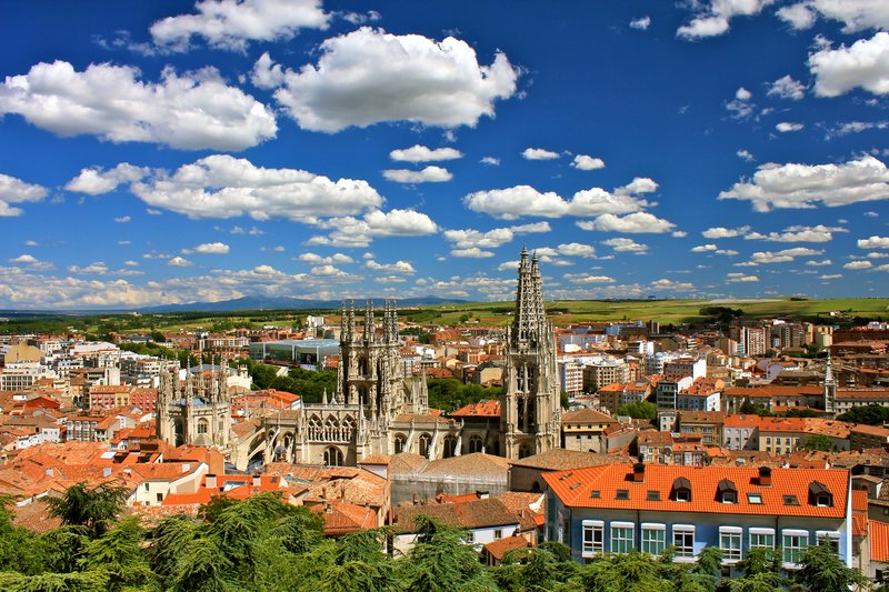 Panorama města Burgos
