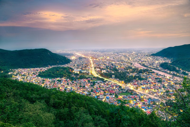 Skyline of Butwal
