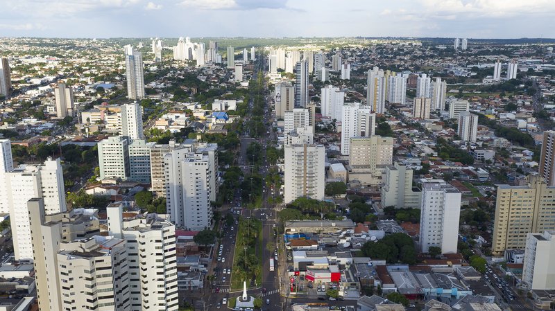 Panorama města Campo Grande