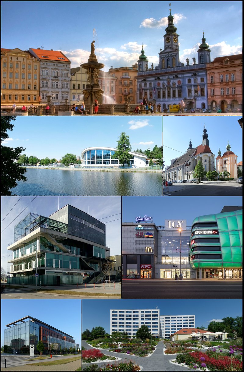 Panorama města České Budějovice