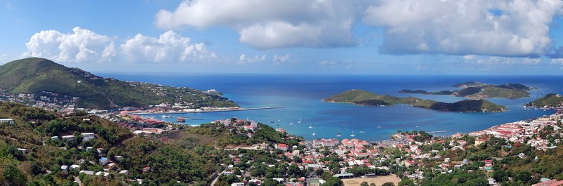 Skyline of Charlotte Amalie