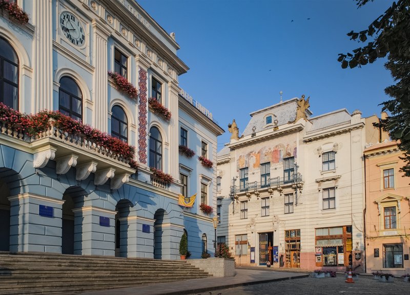 Skyline of Chernivtsi