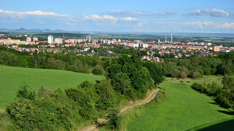Panorama města Chomutov