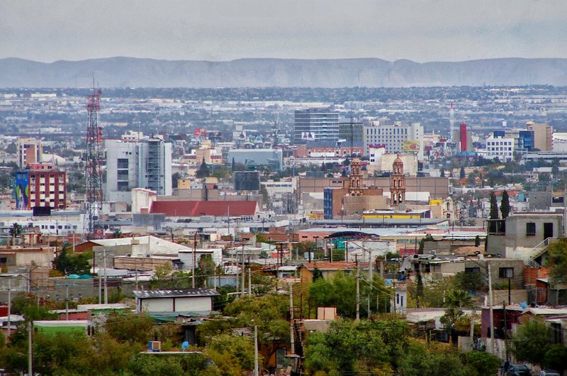 Πανοραμική άποψη του Ciudad Juárez
