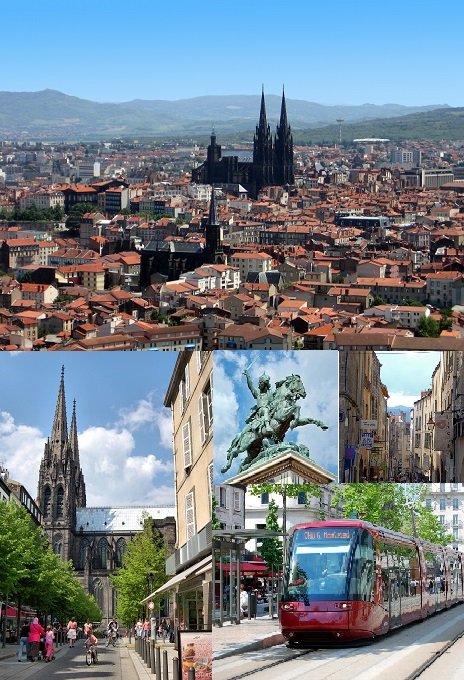Panorama města Clermont-Ferrand