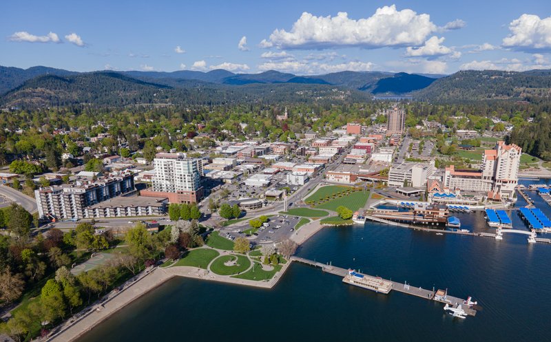 Skyline of Coeur d'Alene
