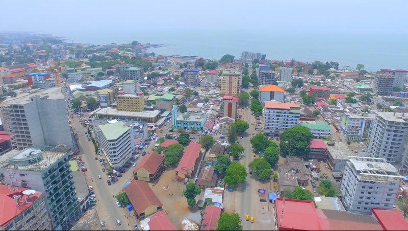 Skyline of Conakry