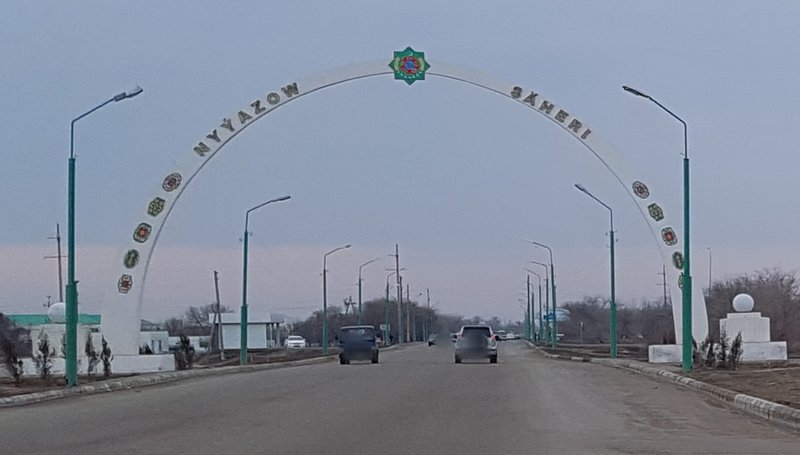 Skyline of Dashoguz