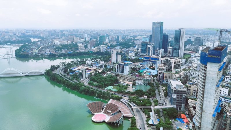Skyline of Dhaka