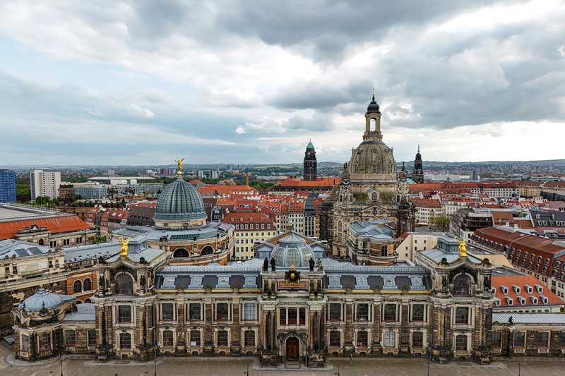 Panorama města Drážďany