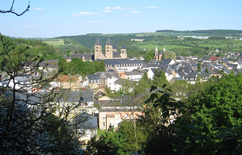 Panorama města Echternach