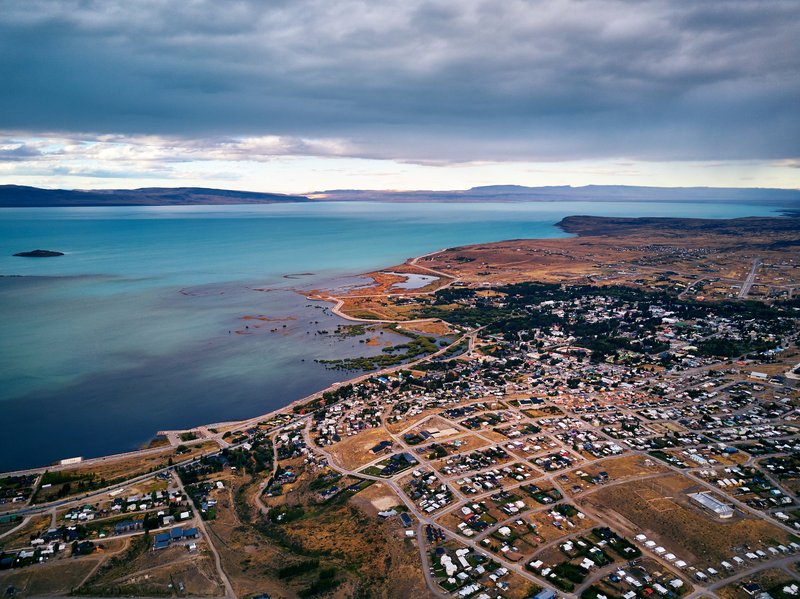 Panorama města El Calafate