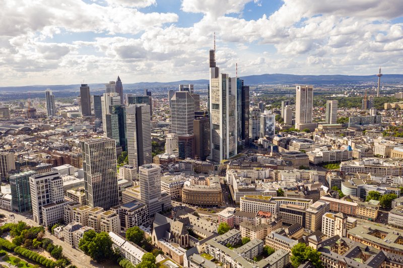 Panorama města Frankfurt