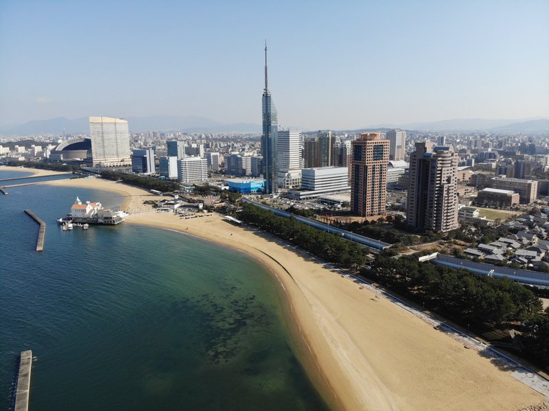 Panorama města Fukuoka
