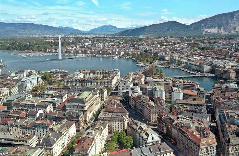 Panorama města Geneva