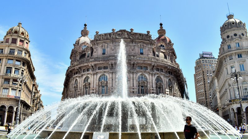 Panorama města Genoa