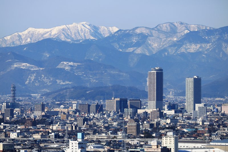 Panorama města Gifu