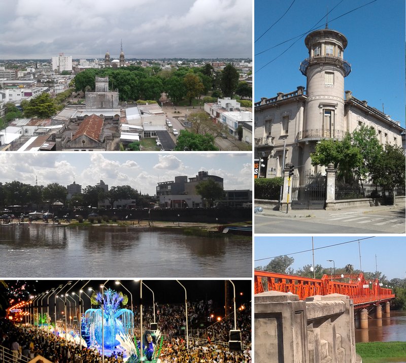 Panorama města Gualeguaychú