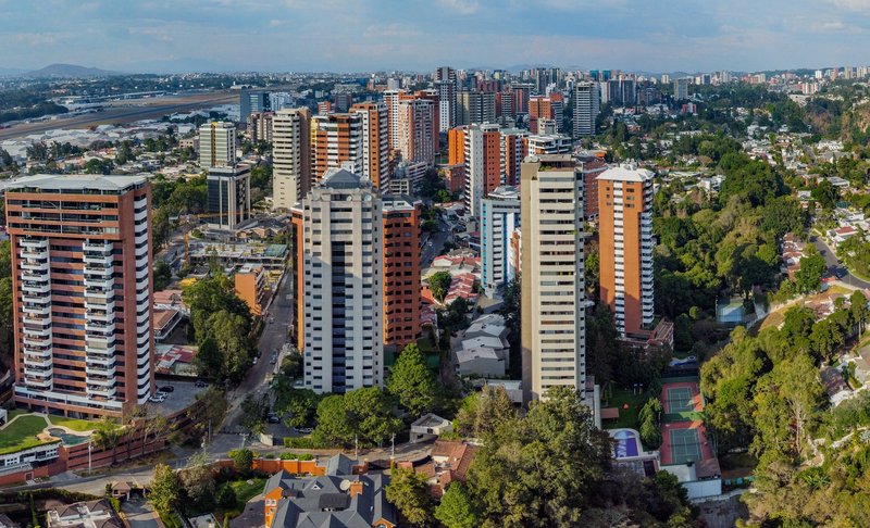 Guatemala City天际线