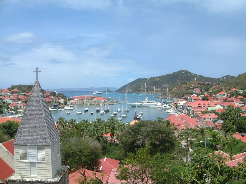 Skyline of Gustavia