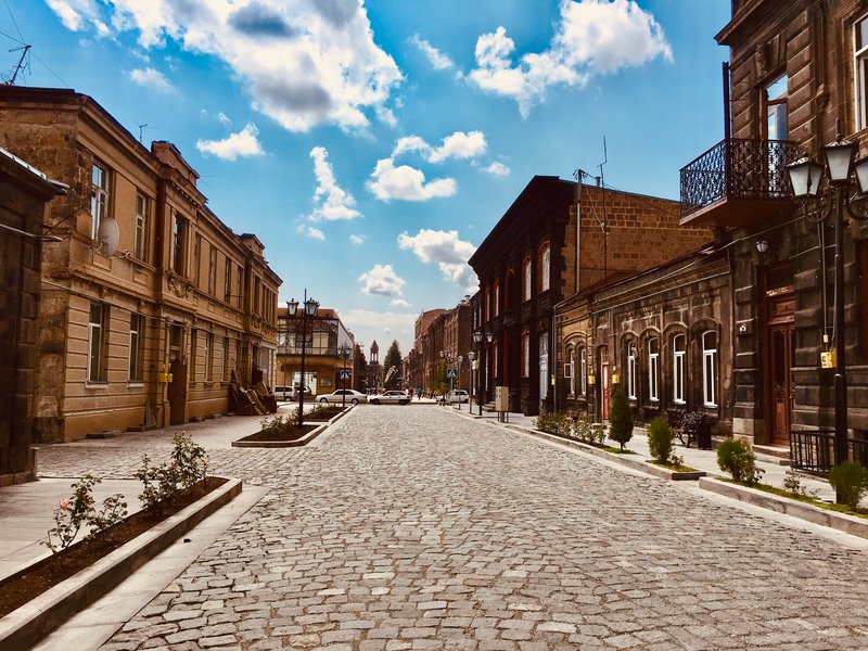 Skyline of Gyumri