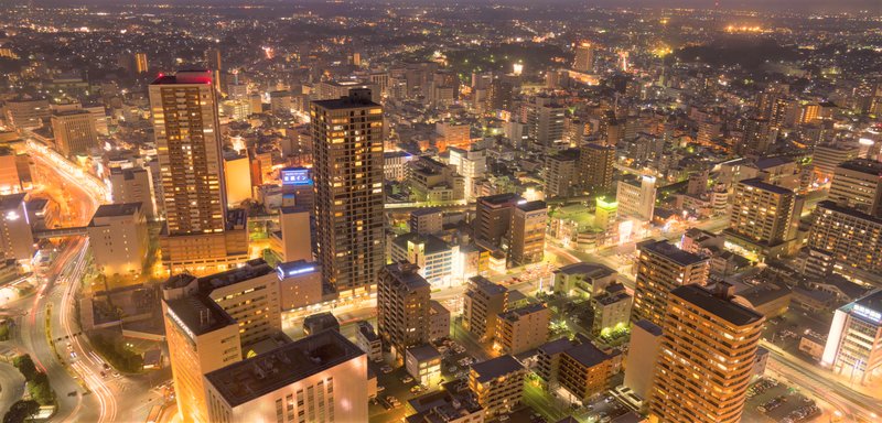 Panorama města Hamamatsu