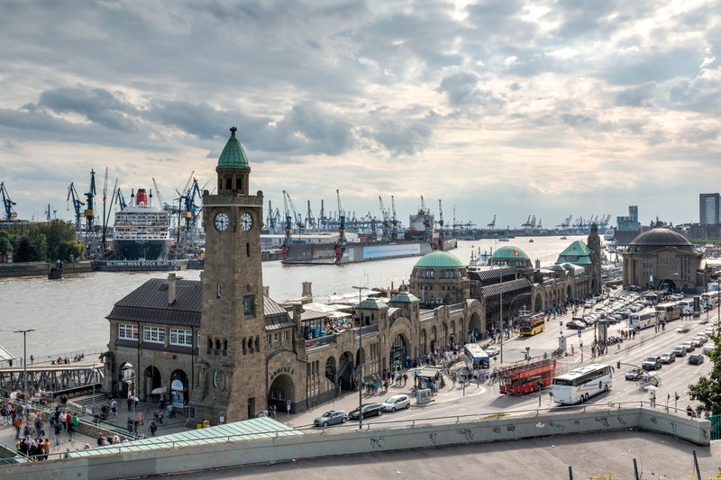 Panorama města Hamburk