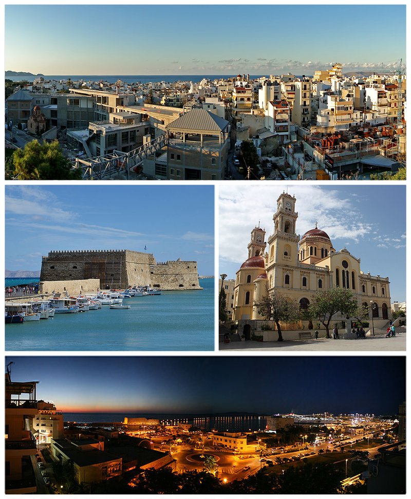 Πανοραμική άποψη του Heraklion