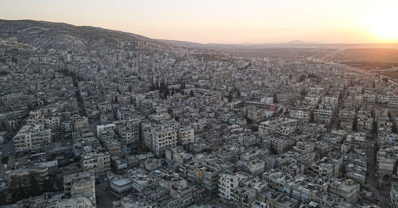 Skyline of Idlib