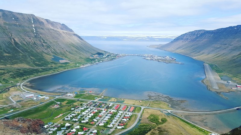 Skyline of Ísafjörður