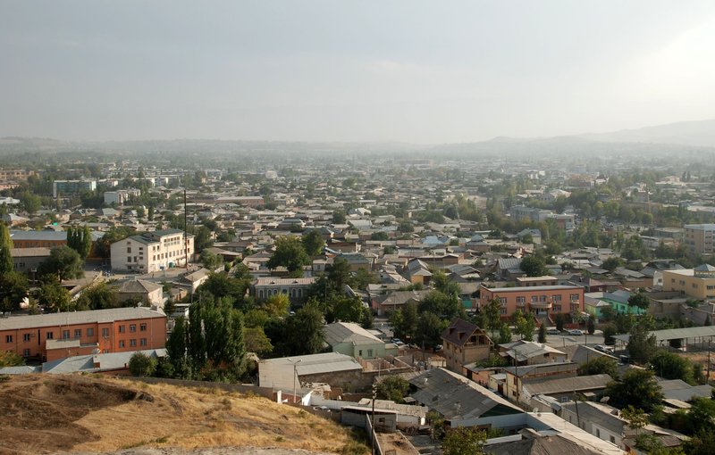 Skyline of Istaravshan