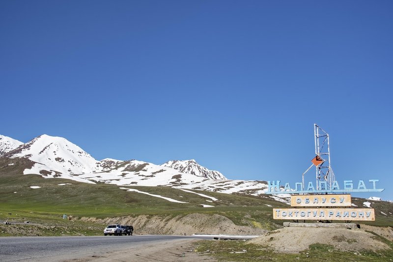 Skyline of Jalal-Abad