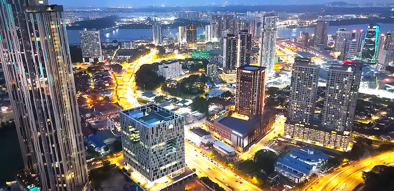 Skyline of Johor Bahru