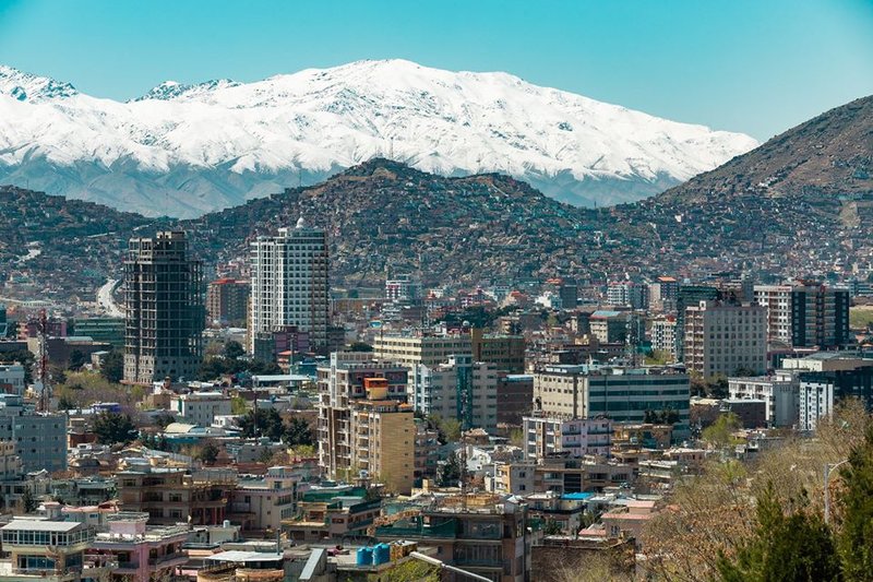 Skyline of Kabul
