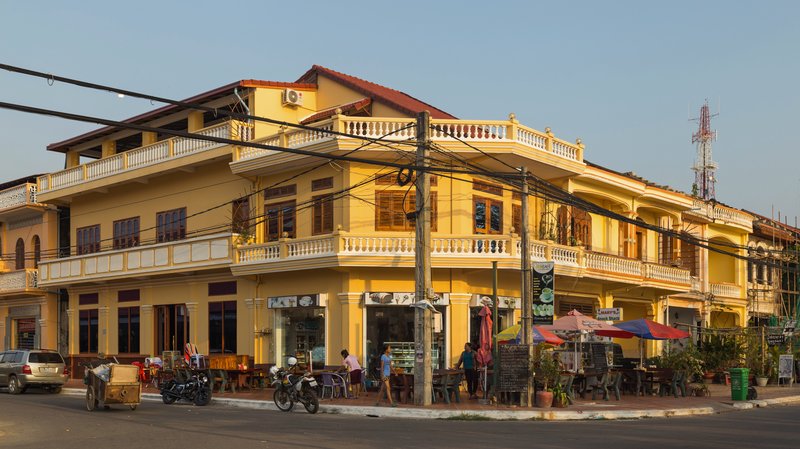Skyline of Kampot