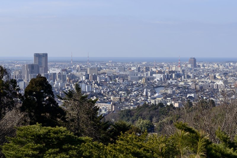 Panorama města Kanazawa